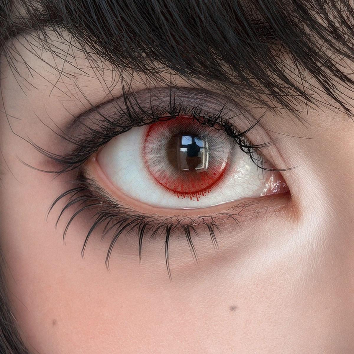 Sweety Crazy Witch Tears Red (1 lens/pack)-Crazy Contacts-UNIQSO UK