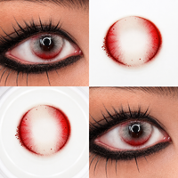 Sweety Crazy Witch Tears Red (1 lens/pack)-Crazy Contacts-UNIQSO UK