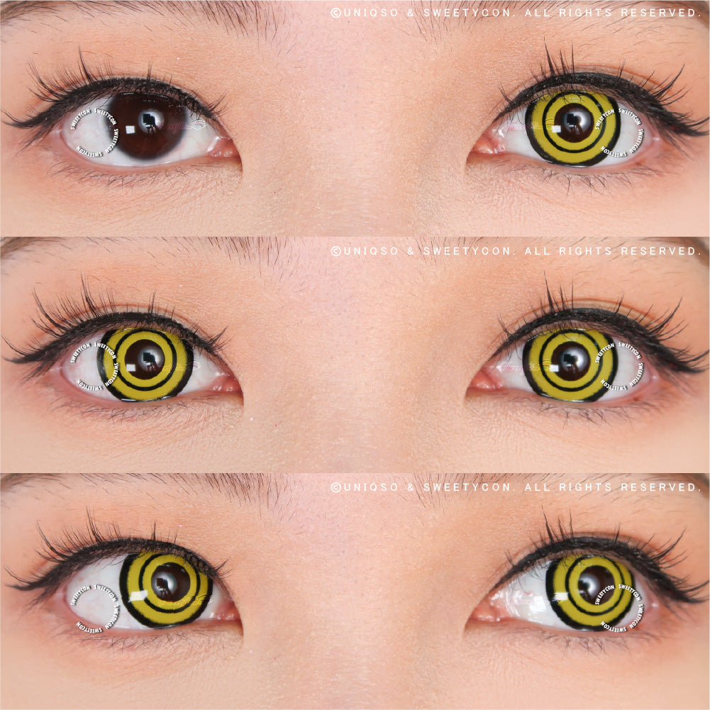 Sweety Crazy Yellow Rings V3 (1 lens/pack)-Crazy Contacts-UNIQSO UK