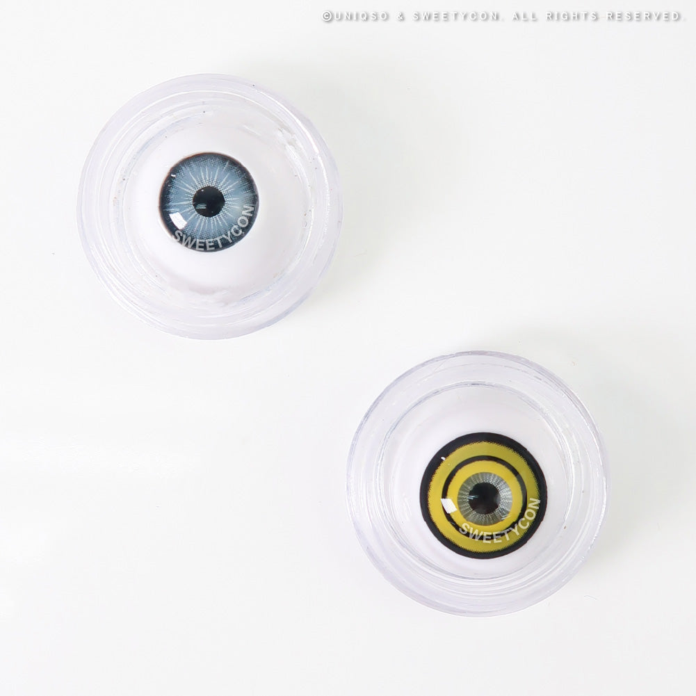 Sweety Crazy Yellow Rings V3 (1 lens/pack)-Crazy Contacts-UNIQSO UK