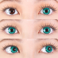 Sweety Crazy Zombie Green (1 lens/pack)-Crazy Contacts-UNIQSO UK