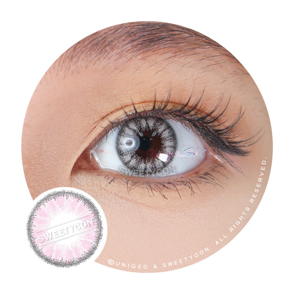 Sweety Crystal Pink (1 lens/pack)-Colored Contacts-UNIQSO UK