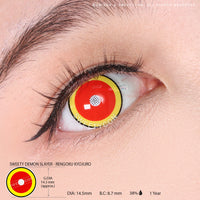 Sweety Demon Killer - Fire Flame (1 lens/pack)-Colored Contacts-UNIQSO UK