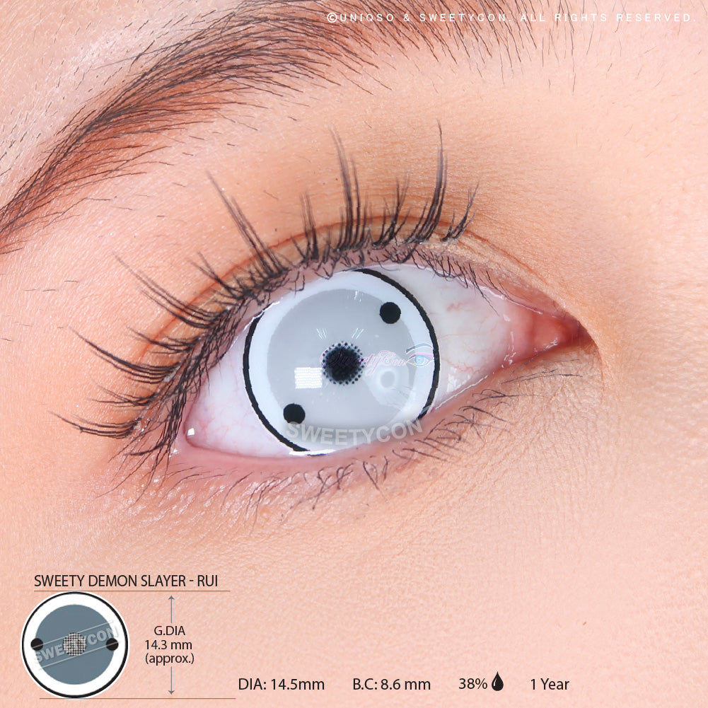 Sweety Demon Killer Spider Demon (1 lens/pack)-Colored Contacts-UNIQSO UK