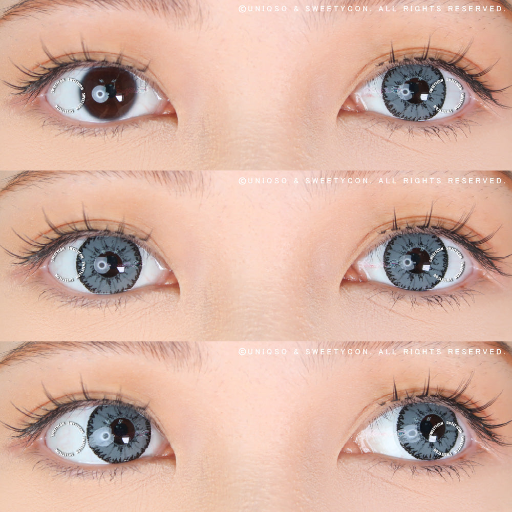 Sweety Devil Grey (1 lens/pack)-Colored Contacts-UNIQSO UK