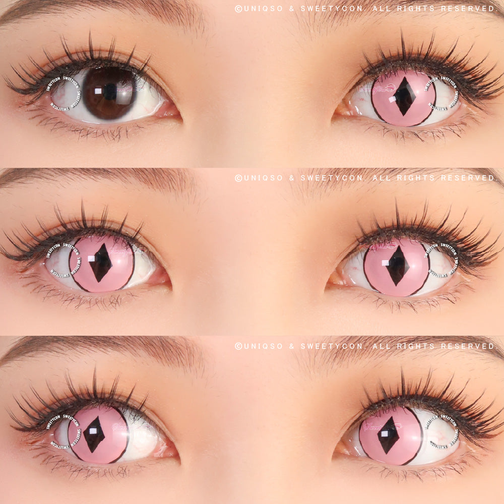 Sweety Diamond Pink (1 lens/pack)-Colored Contacts-UNIQSO UK