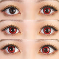 Sweety Dolly Red (1 lens/pack)-Colored Contacts-UNIQSO UK