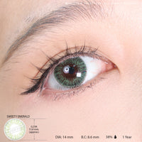Sweety Emerald (1 lens/pack)-Colored Contacts-UNIQSO UK