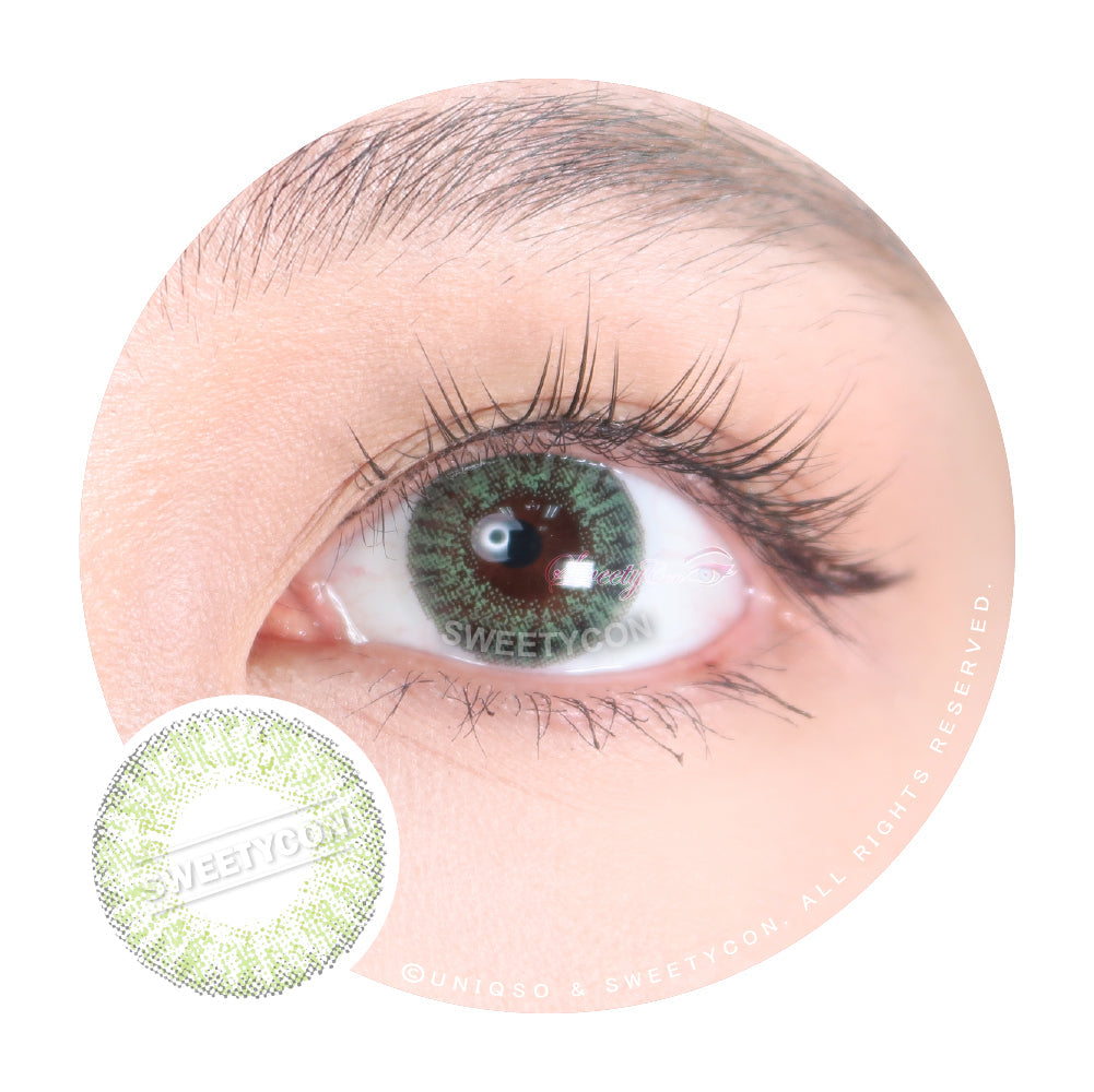 Sweety Emerald (1 lens/pack)-Colored Contacts-UNIQSO UK