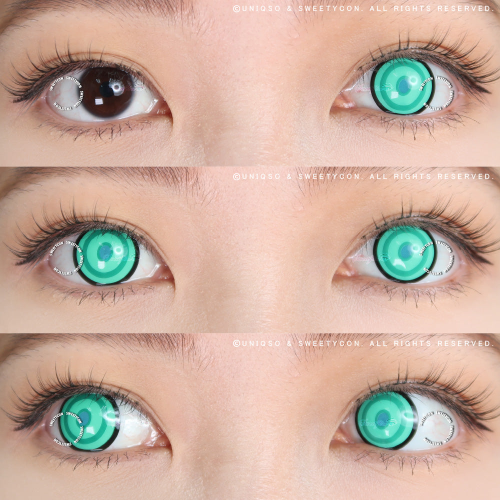 Sweety Crazy Green Ring (1 lens/pack)-Colored Contacts-UNIQSO UK