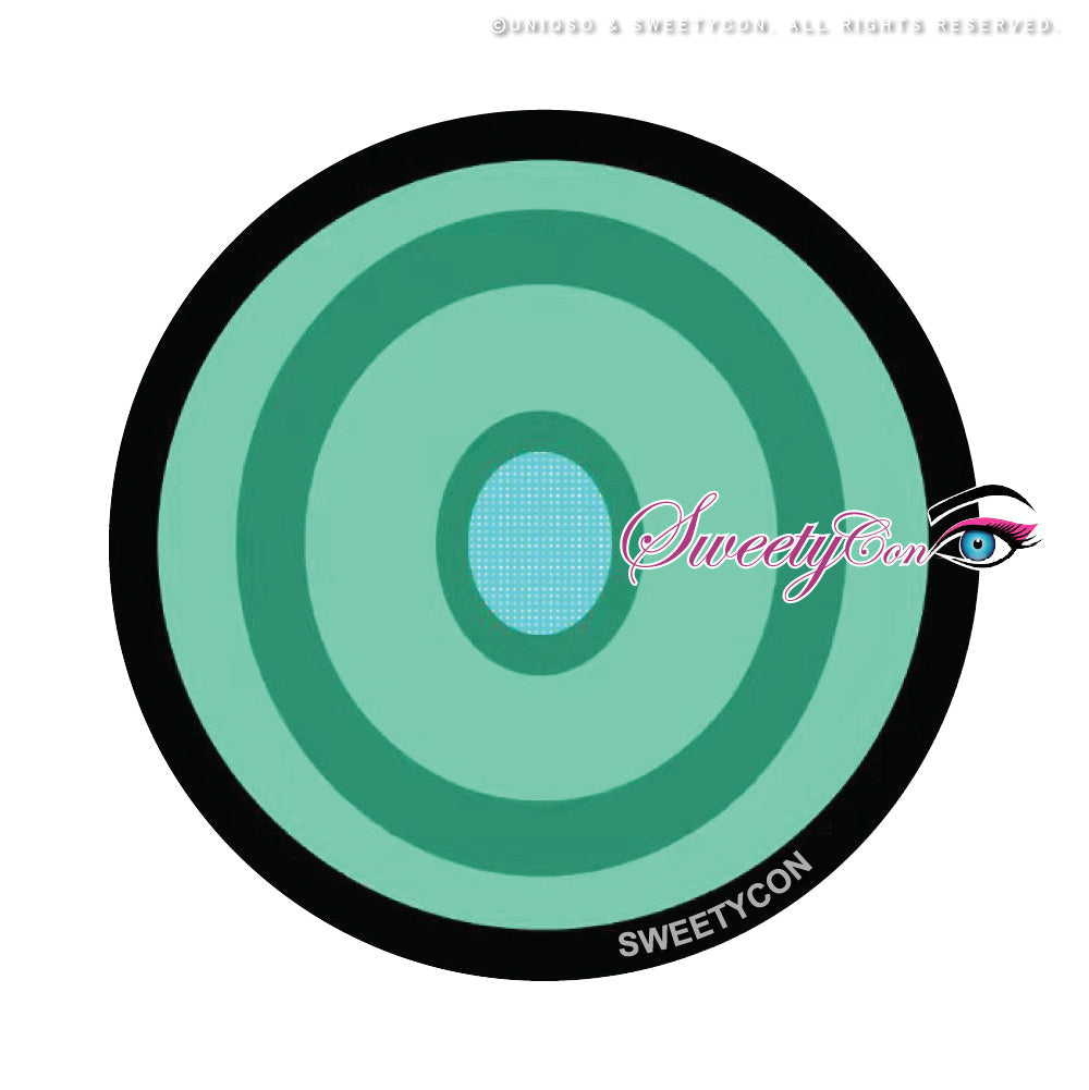 Sweety Crazy Green Ring (1 lens/pack)-Colored Contacts-UNIQSO UK