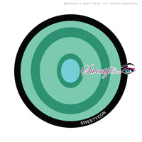 Sweety Crazy Green Ring (1 lens/pack)-Colored Contacts-UNIQSO UK