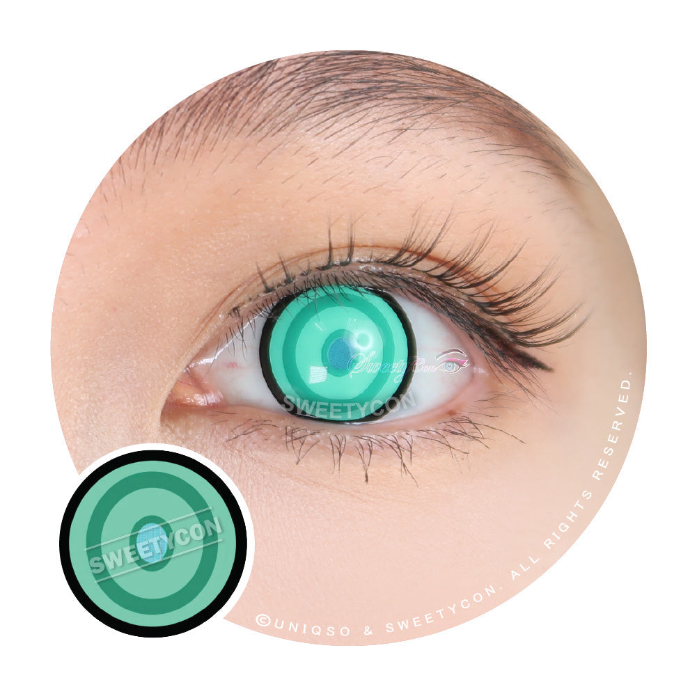 Sweety Crazy Green Ring (1 lens/pack)-Colored Contacts-UNIQSO UK