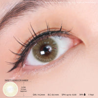 Sweety Hidrocor Amber (1 lens/pack)-Colored Contacts-UNIQSO UK