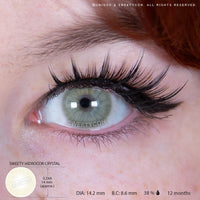 Sweety Hidrocor Crystal (1 lens/pack)-Colored Contacts-UNIQSO UK