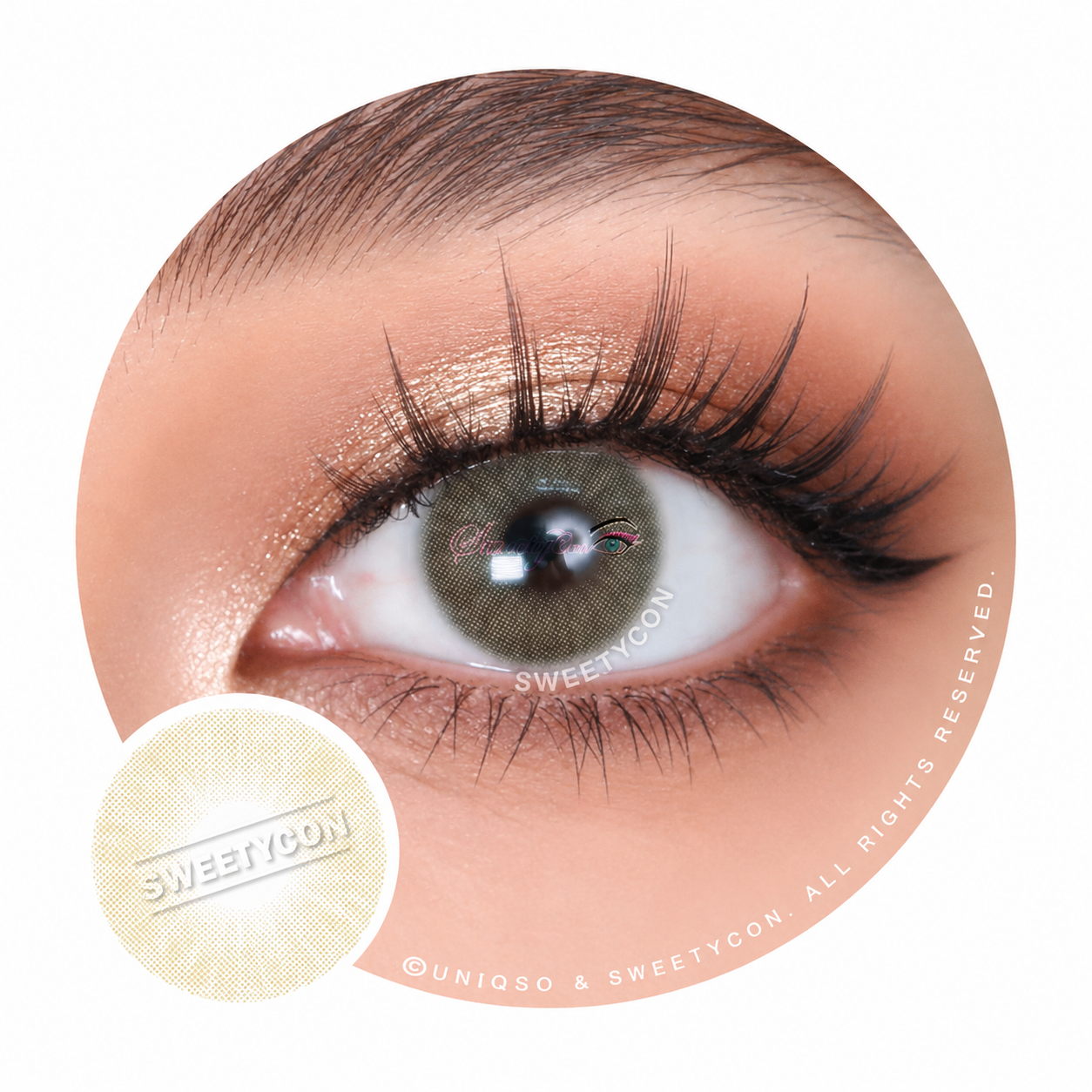 Sweety Hidrocor Crystal (1 lens/pack)-Colored Contacts-UNIQSO UK
