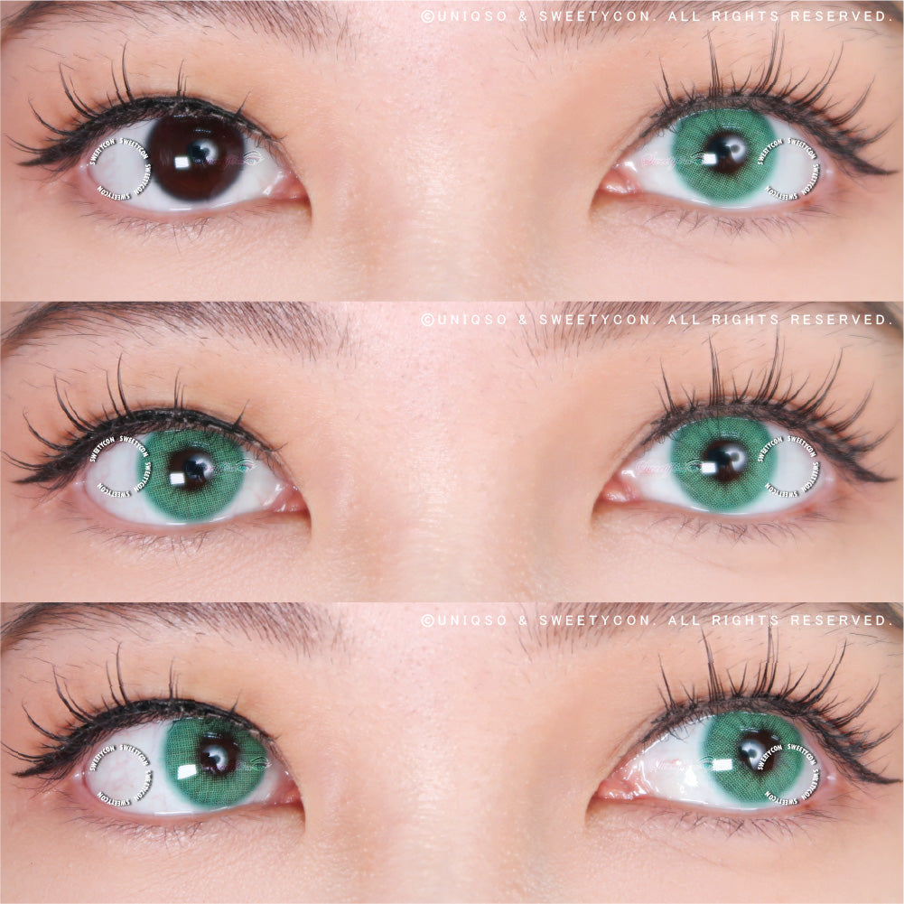 Sweety Hidrocor Emerald (1 lens/pack)-Colored Contacts-UNIQSO UK