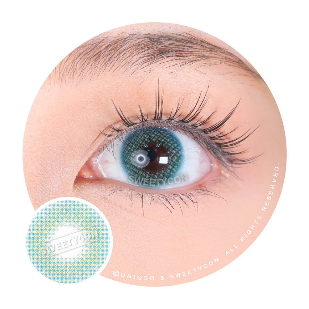 Sweety Hidrocor II Blue (1 lens/pack)-Colored Contacts-UNIQSO UK