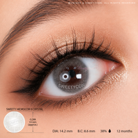 Sweety Hidrocor II Crystal (1 lens/pack)-Colored Contacts-UNIQSO UK