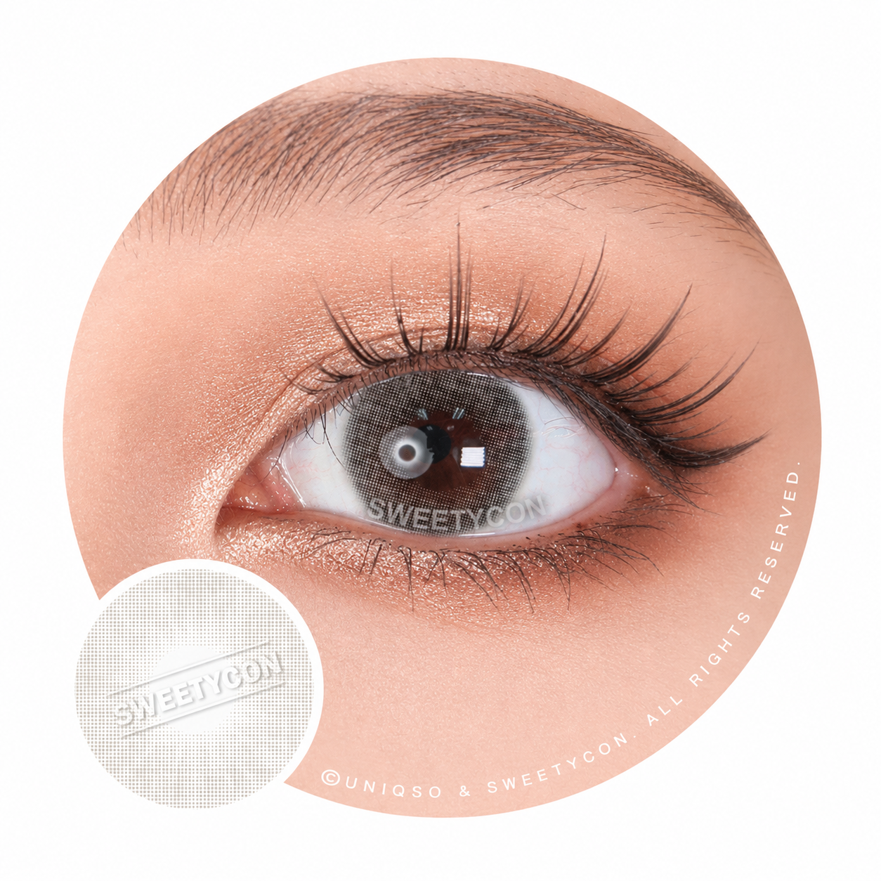 Sweety Hidrocor II Crystal (1 lens/pack)-Colored Contacts-UNIQSO UK