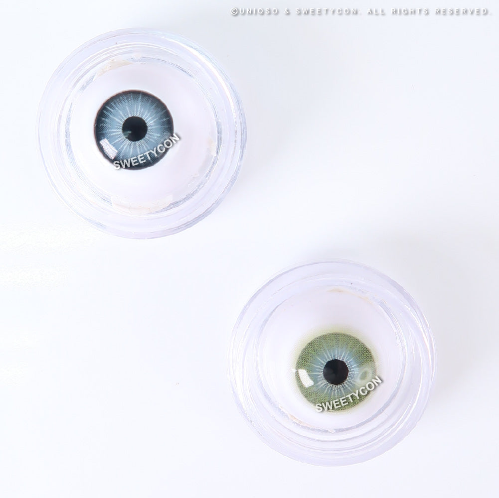Sweety Hidrocor II Sky Grey (1 lens/pack)-Colored Contacts-UNIQSO UK