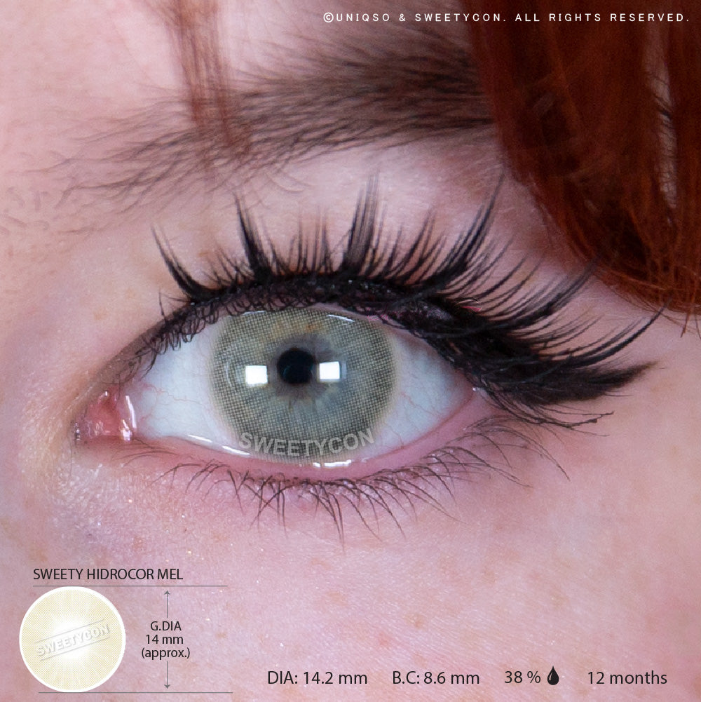 Sweety Hidrocor Mel (1 lens/pack)-Colored Contacts-UNIQSO UK