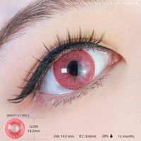 Sweety Icy 2 Pink (1 lens/pack)-Colored Contacts-UNIQSO UK