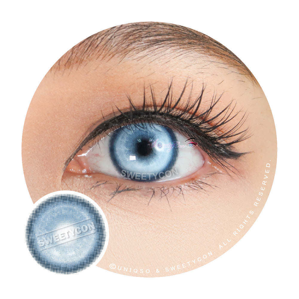 Sweety Koi Blue (1 lens/pack)-Colored Contacts-UNIQSO UK