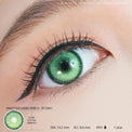 Sweety Koi Green (1 lens/pack)-Colored Contacts-UNIQSO UK