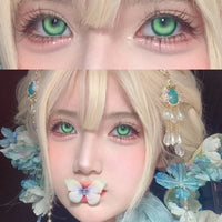 Sweety Koi Green (1 lens/pack)-Colored Contacts-UNIQSO UK