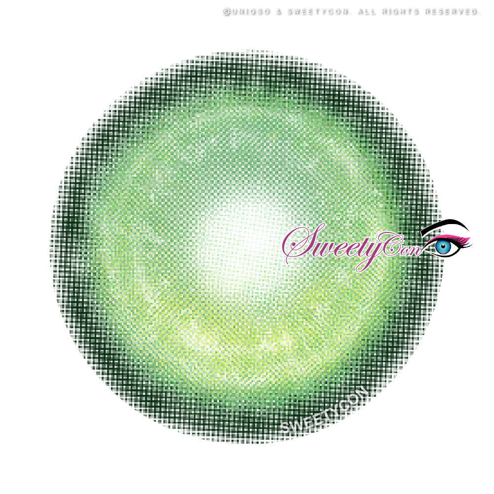 Sweety Koi Green (1 lens/pack)-Colored Contacts-UNIQSO UK