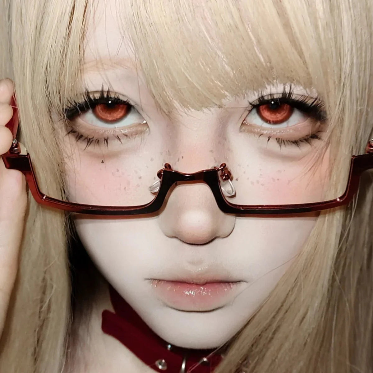 Sweety Koi Red (1 lens/pack)-Colored Contacts-UNIQSO