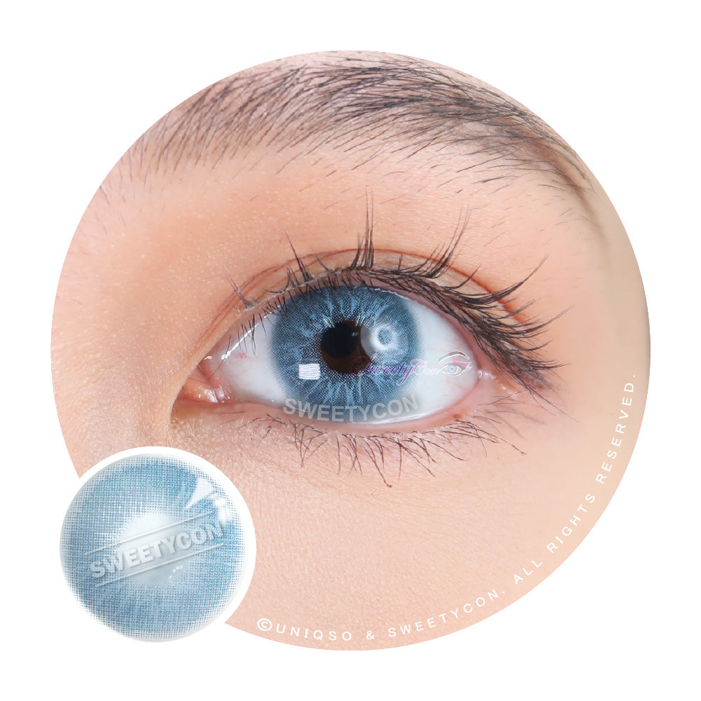 Sweety Love.S Dark Blue (1 lens/pack)-Colored Contacts-UNIQSO UK
