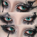 Sweety Magic Pop Cyan Green (1 lens/pack)-Colored Contacts-UNIQSO UK