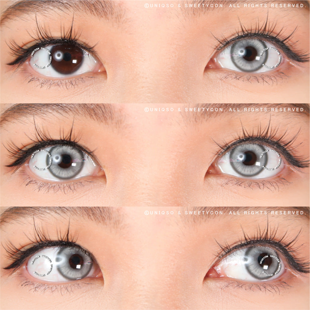 Sweety Magic Pop Grey (1 lens/pack)-Colored Contacts-UNIQSO UK