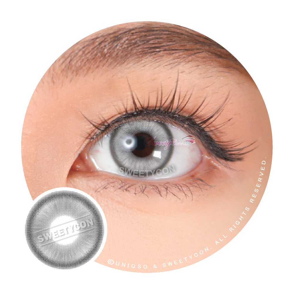 Sweety Magic Pop Grey (1 lens/pack)-Colored Contacts-UNIQSO UK