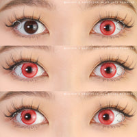 Sweety Magic Pop Red (1 lens/pack)-Colored Contacts-UNIQSO UK