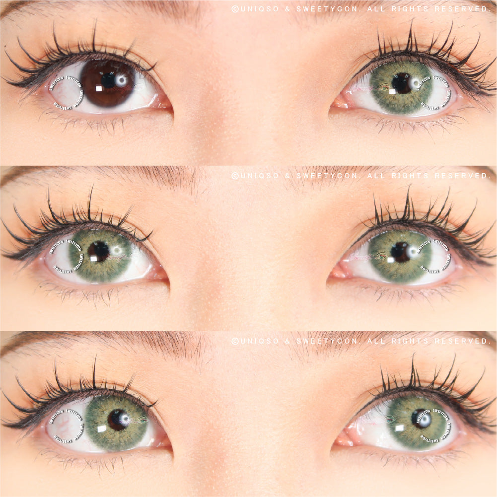 Sweety Magnificent Amazonia Green (1 lens/pack)-Colored Contacts-UNIQSO UK
