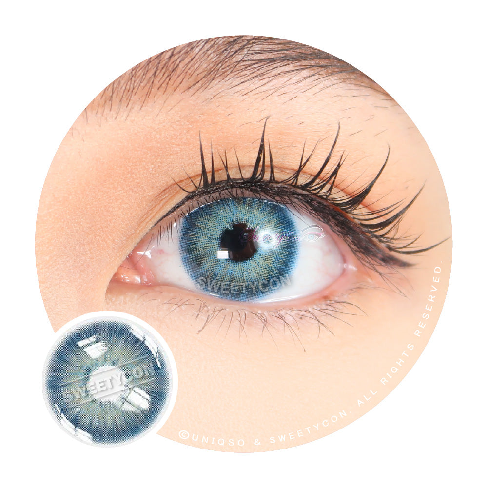 Sweety Magnificent Antarctic Blue (1 lens/pack)-Colored Contacts-UNIQSO UK