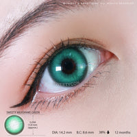 Sweety Milkshake Green (1 lens/pack)-Colored Contacts-UNIQSO UK