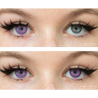 Sweety Milkshake Violet (1 lens/pack)-Colored Contacts-UNIQSO UK