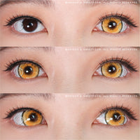 Sweety Mini Sclera Aquaman Yellow (1 lens/pack)-Mini Sclera Contacts-UNIQSO UK