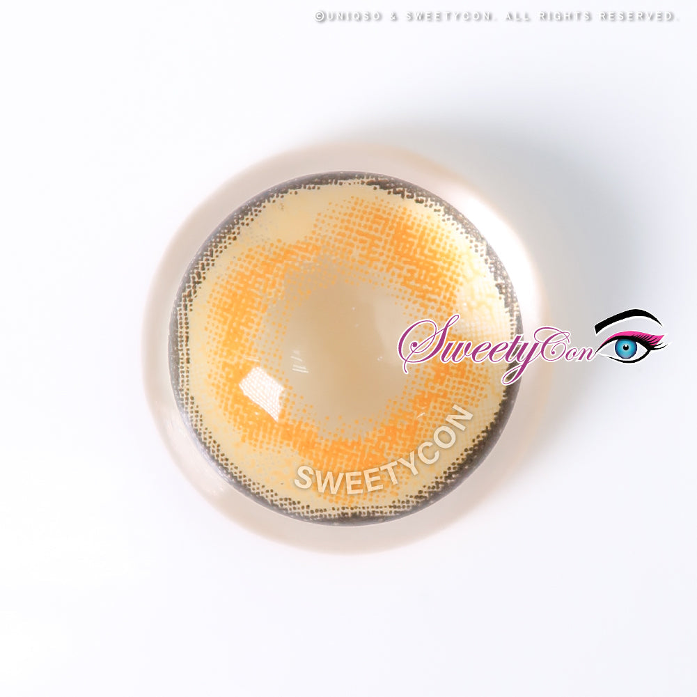 Sweety Mini Sclera Aquaman Yellow (1 lens/pack)-Mini Sclera Contacts-UNIQSO UK