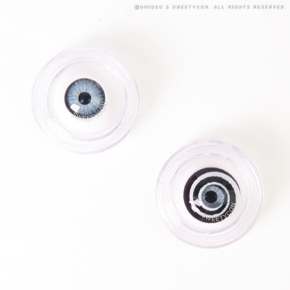 Sweety Mini Sclera Black Spiral (1 lens/pack)-Mini Sclera Contacts-UNIQSO UK