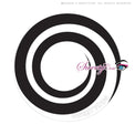 Sweety Mini Sclera Black Spiral (1 lens/pack)-Mini Sclera Contacts-UNIQSO UK