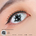 Sweety Mini Sclera Black Splash (1 lens/pack)-Mini Sclera Contacts-UNIQSO UK
