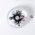 Sweety Mini Sclera Black Splash (1 lens/pack)-Mini Sclera Contacts-UNIQSO UK