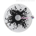 Sweety Mini Sclera Black Splash (1 lens/pack)-Mini Sclera Contacts-UNIQSO UK