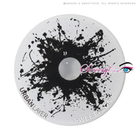Sweety Mini Sclera Black Splash (1 lens/pack)-Mini Sclera Contacts-UNIQSO UK