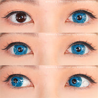 Sweety Mini Sclera Blue Devil (1 lens/pack)-Mini Sclera Contacts-UNIQSO UK